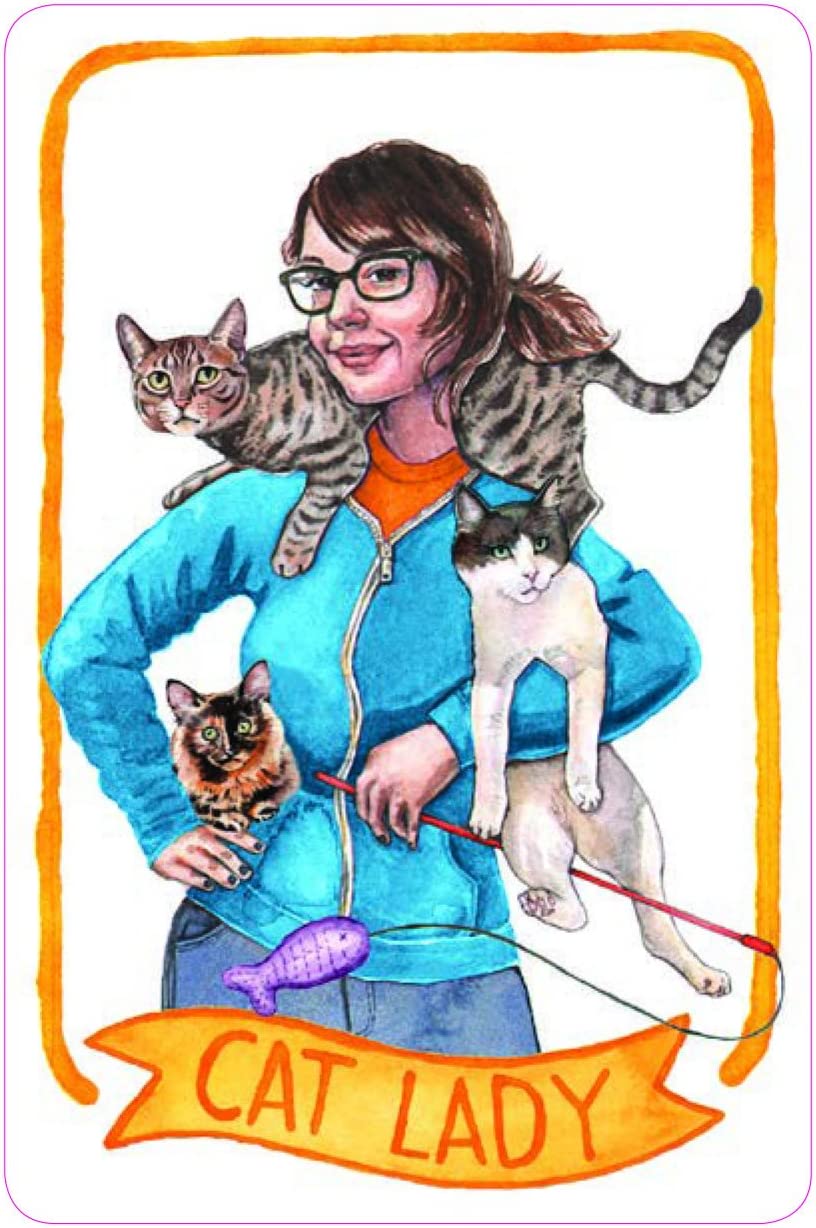 Cat Lady Old Maid
