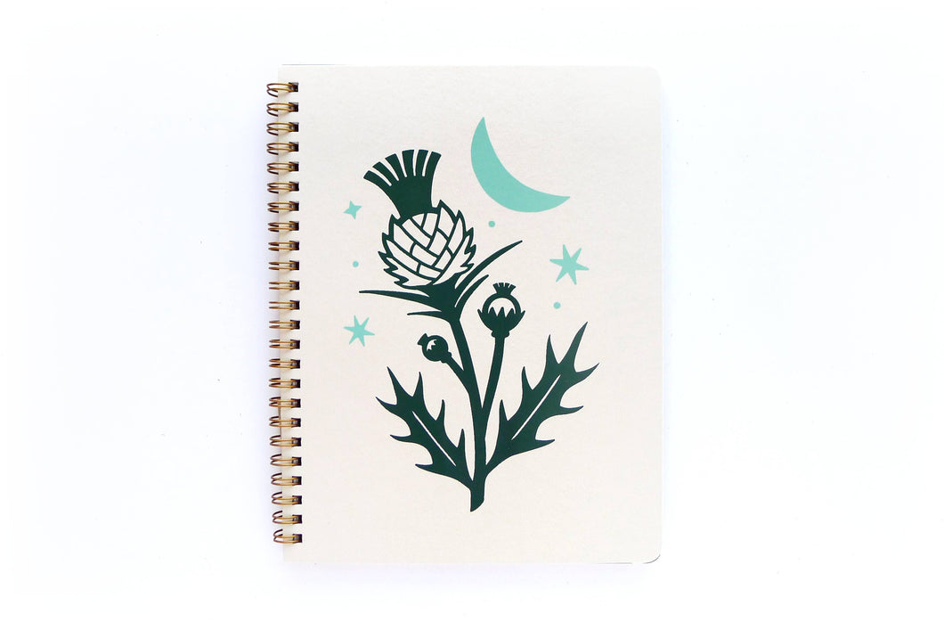Thistle Coil Notebook, LG