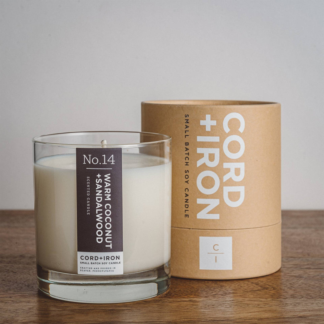Warm Coconut + Sandalwood - Candle
