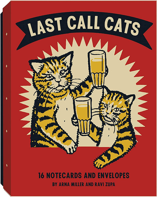 Last Call Cats Notecards