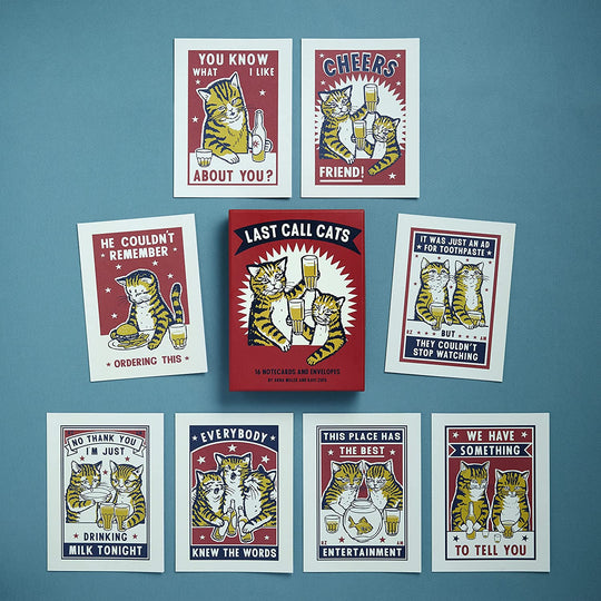 Last Call Cats Notecards