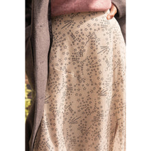 Load image into Gallery viewer, Stars-Print Midi Skirt with Side Slit
