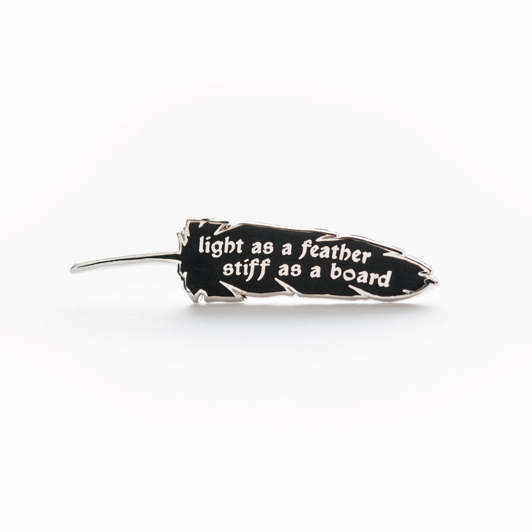 Light As A Feather Lapel Pin