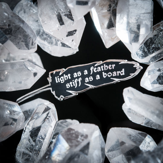 Light As A Feather Lapel Pin