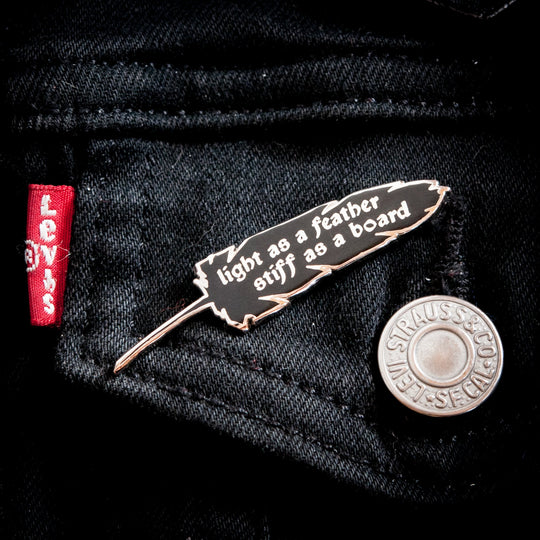 Light As A Feather Lapel Pin