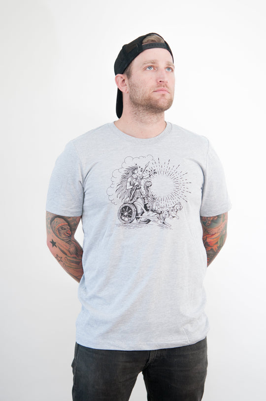 Freyja Cat Chariot T-Shirt (unisex)