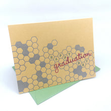 Load image into Gallery viewer, Happy Graduation Day Honey Comb Card

