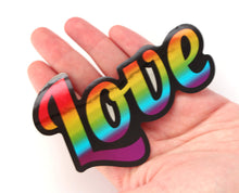 Load image into Gallery viewer, Rainbow Cake Metallic Sticker

