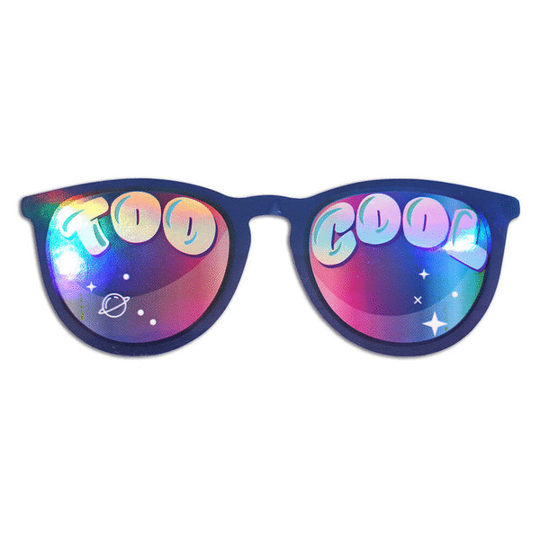 Too Cool Sunglasses Sticker
