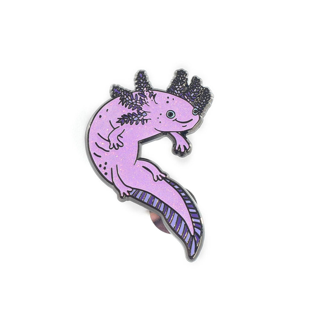 Axolotl Enamel Pin (Purple)