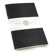 Load image into Gallery viewer, Raven Mono Birds - Large Notebook
