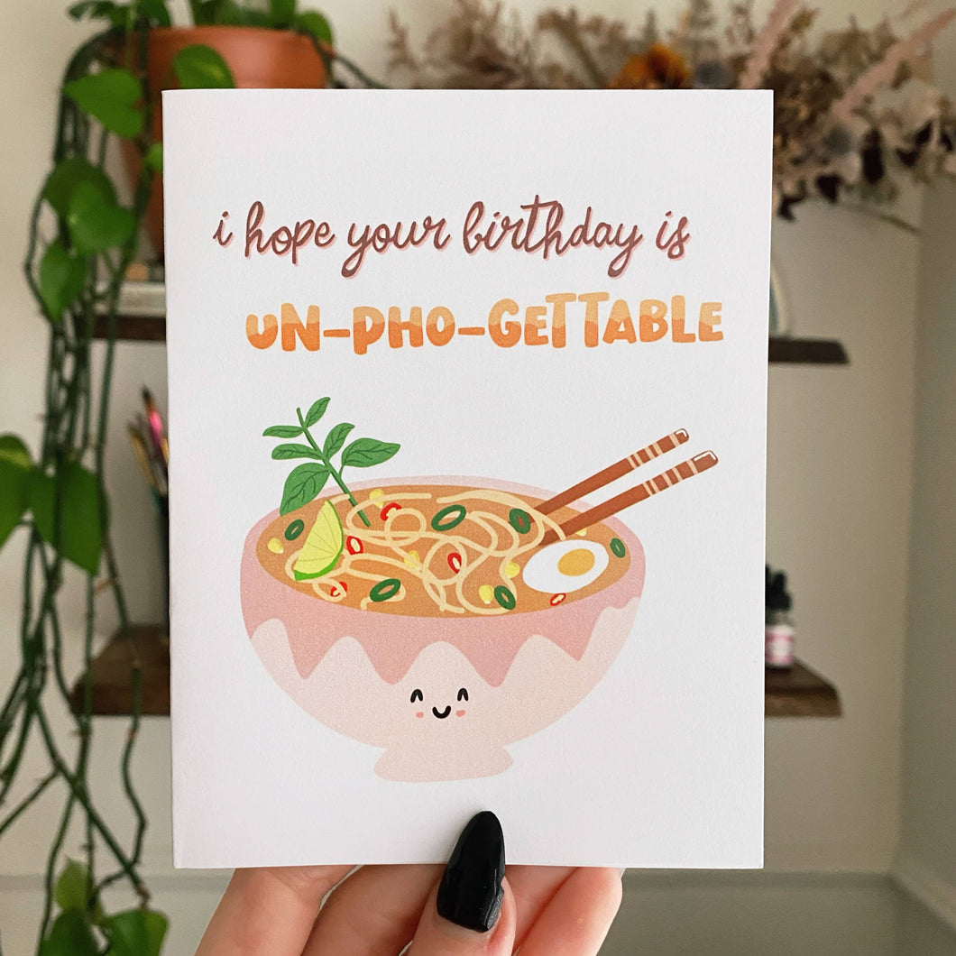 Unphogettable Birthday Greeting Card