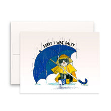 Load image into Gallery viewer, Salty Cat Sorry Apology - Sympathy Card

