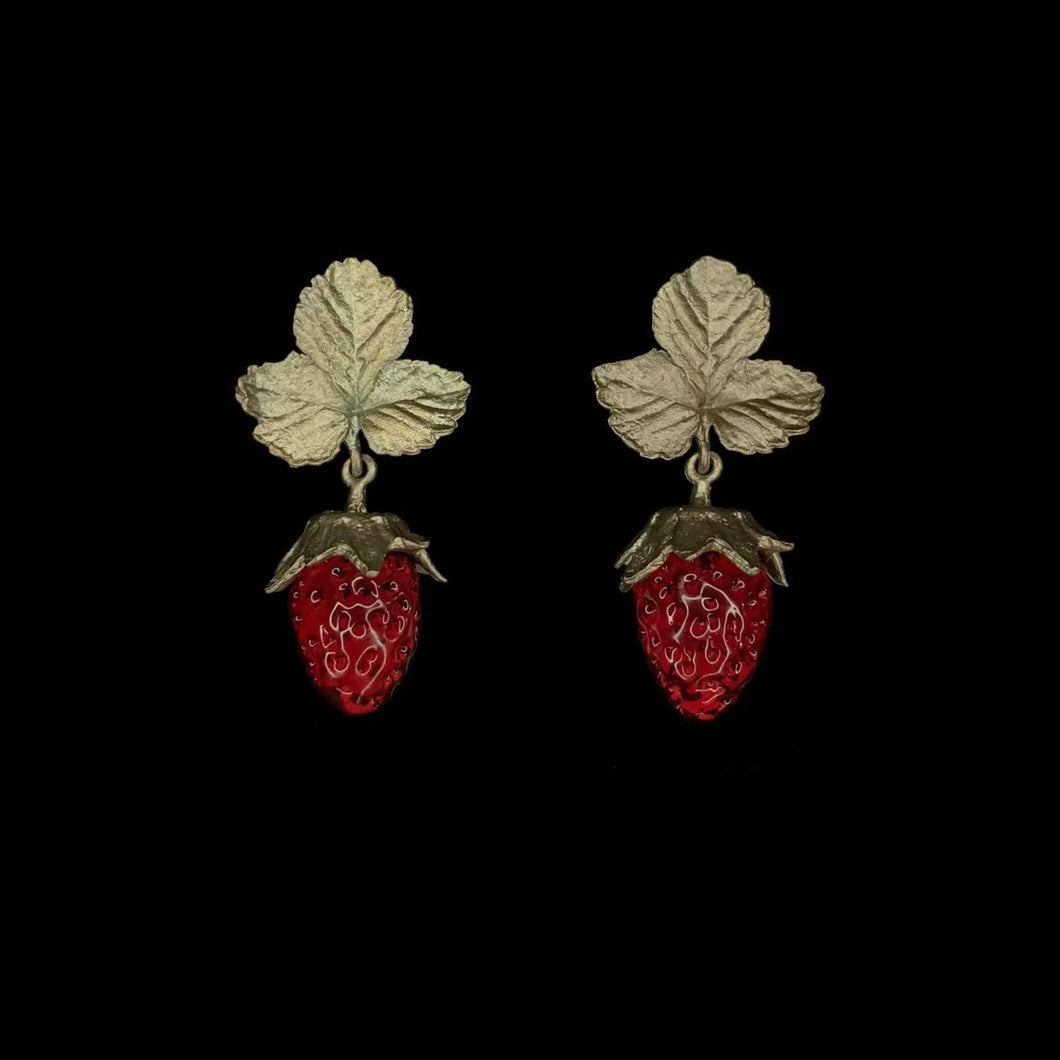 Strawberry Post Earrings