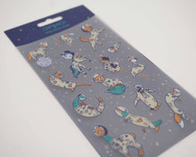Load image into Gallery viewer, The Mission Astronaut Space Animals Sticker Sheet
